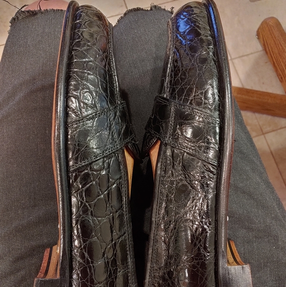 Zelli- Tuscony Italian Crocodile loafers main image 5
